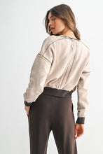 Load image into Gallery viewer, Espresso Trim Sweatshirt
