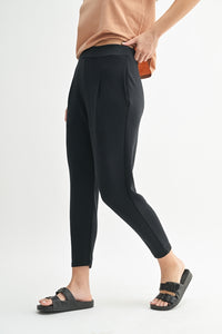 Tailored Scuba Cropped Pants