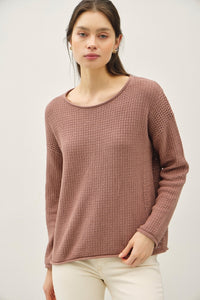 Cocoa Waffle Sweater