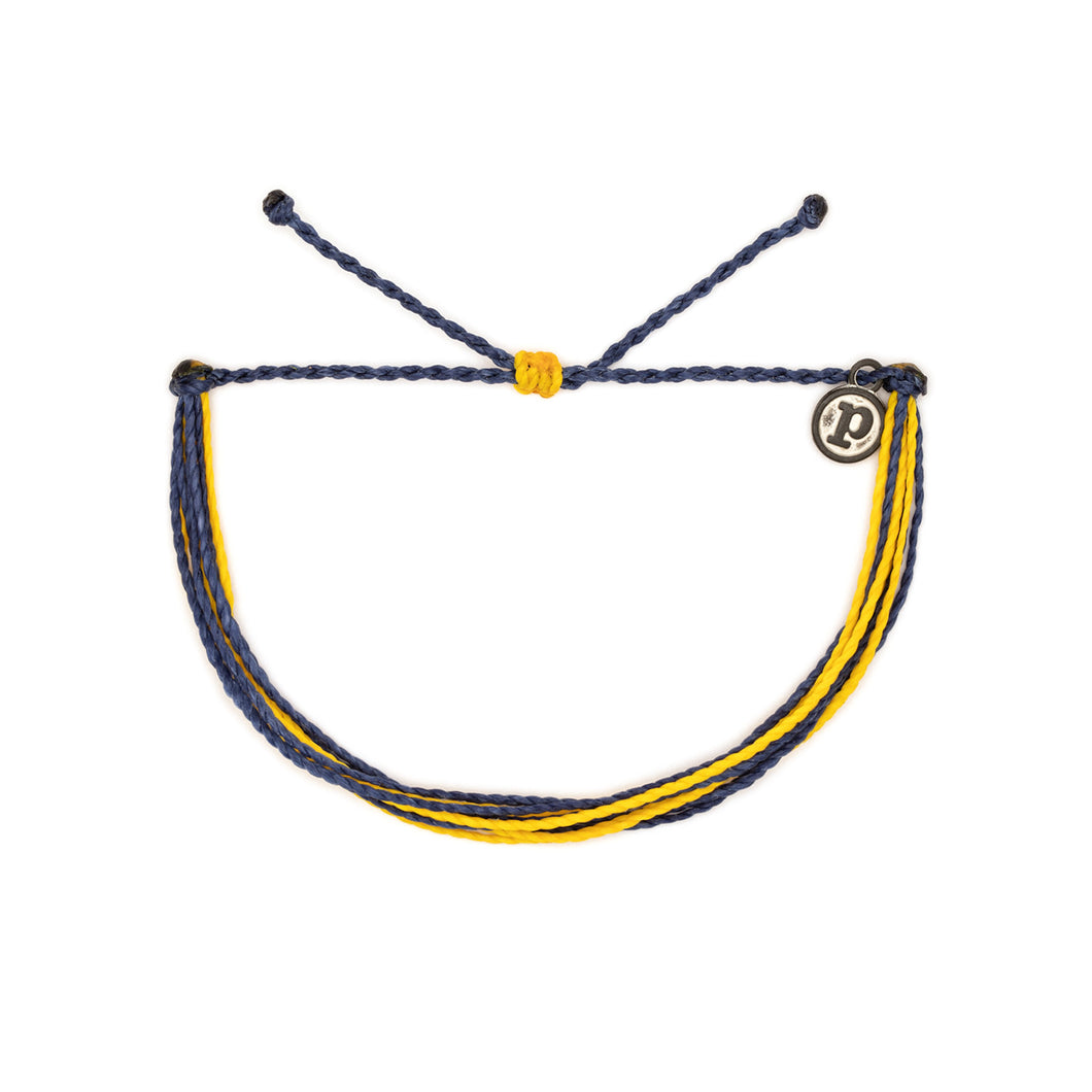 Navy + Yellow Pura Vida Bracelet