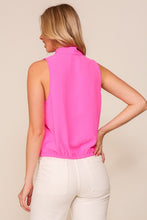 Load image into Gallery viewer, Bright Pink Surplice Top
