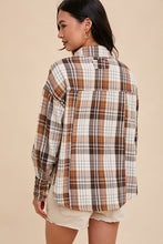 Load image into Gallery viewer, Walnut Studded Plaid Top
