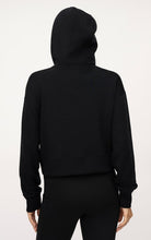 Load image into Gallery viewer, Black Scuba Cutout Hoodie
