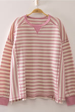 Load image into Gallery viewer, Pink Stripe Waffle Top
