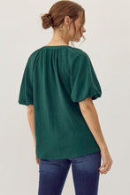 Load image into Gallery viewer, Pine Split Neck Top
