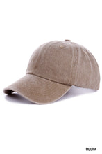 Load image into Gallery viewer, Vintage Wash Baseball Hat

