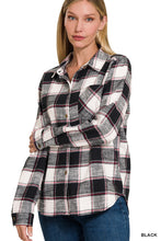 Load image into Gallery viewer, Black + Red Plaid Top
