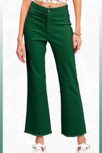 Forest Green Flare Pants