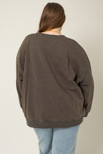 Load image into Gallery viewer, Wifey Charcoal Sweatshirt - Plus
