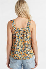 Load image into Gallery viewer, Staccato Orange Floral Tank
