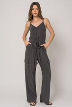 Load image into Gallery viewer, Black Olive Jumpsuit
