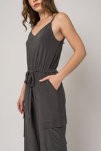 Load image into Gallery viewer, Black Olive Jumpsuit
