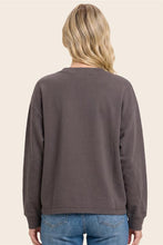 Load image into Gallery viewer, Charcoal Studded Pullover
