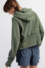 Load image into Gallery viewer, Heather Grey 1/4 Zip Hoodie
