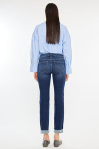 KC Danielle Straight Cuffed Denim