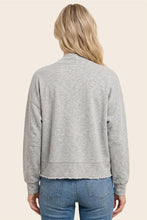 Load image into Gallery viewer, Grey Raw Hem Shrug Cardigan
