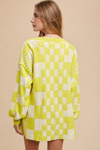 Load image into Gallery viewer, Taupe Checkered Cardi
