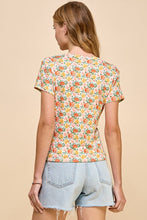 Load image into Gallery viewer, Floral Twisted Tee
