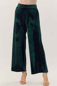 Hunter Green Velvet Pants