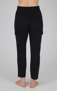 Black Scuba Jogger Pants