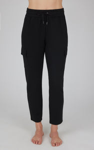 Black Scuba Jogger Pants