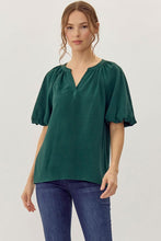Load image into Gallery viewer, Pine Split Neck Top
