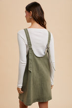 Load image into Gallery viewer, Ash Green Overall Dress
