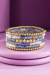 Blue Star Bracelet Stack
