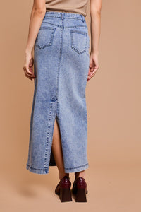 Denim Maxi Skirt