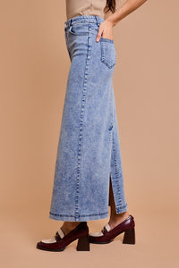 Denim Maxi Skirt