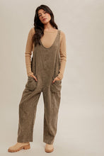 Load image into Gallery viewer, Olive Corduroy Jumpsuit
