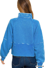 Load image into Gallery viewer, Army Green Washed Pullover

