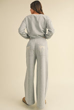 Load image into Gallery viewer, Grey Bow Pocket Sweatpants
