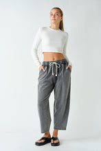 Load image into Gallery viewer, Grey Knit Tapered Pants
