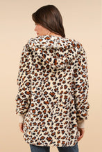 Load image into Gallery viewer, Ivory Leopard Fuzzy Cardi
