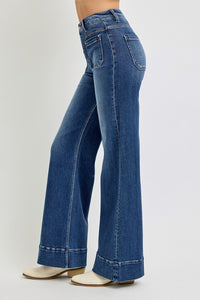 Emma Trouser Wide Leg Denim