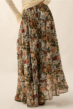 Load image into Gallery viewer, Promesa Smocked Floral Button Skirt
