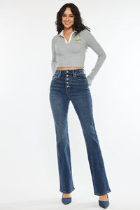 KC Rachel Button Fly Bootcut Denim