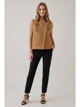 Load image into Gallery viewer, Camel Asymmetric Vest
