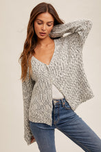 Load image into Gallery viewer, Reversible Grey + White Sweater
