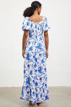 Load image into Gallery viewer, Blue Floral Maxi Dress
