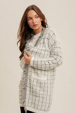 Load image into Gallery viewer, White Fringe Cardi
