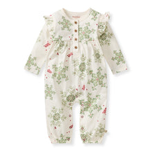 Load image into Gallery viewer, Holiday Snowflakes Jumpsuit - Baby
