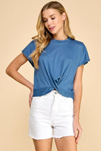 Load image into Gallery viewer, Denim Twisted Tee
