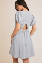 Load image into Gallery viewer, Blue Cut-Out Back Dress
