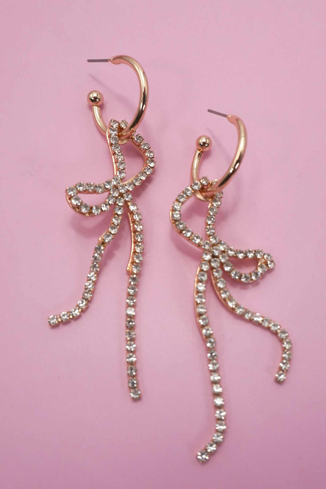 Gem Bow Hoops