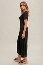 Load image into Gallery viewer, Black Square Neck Jumpsuit
