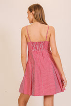 Load image into Gallery viewer, Red Gingham Tank Dress
