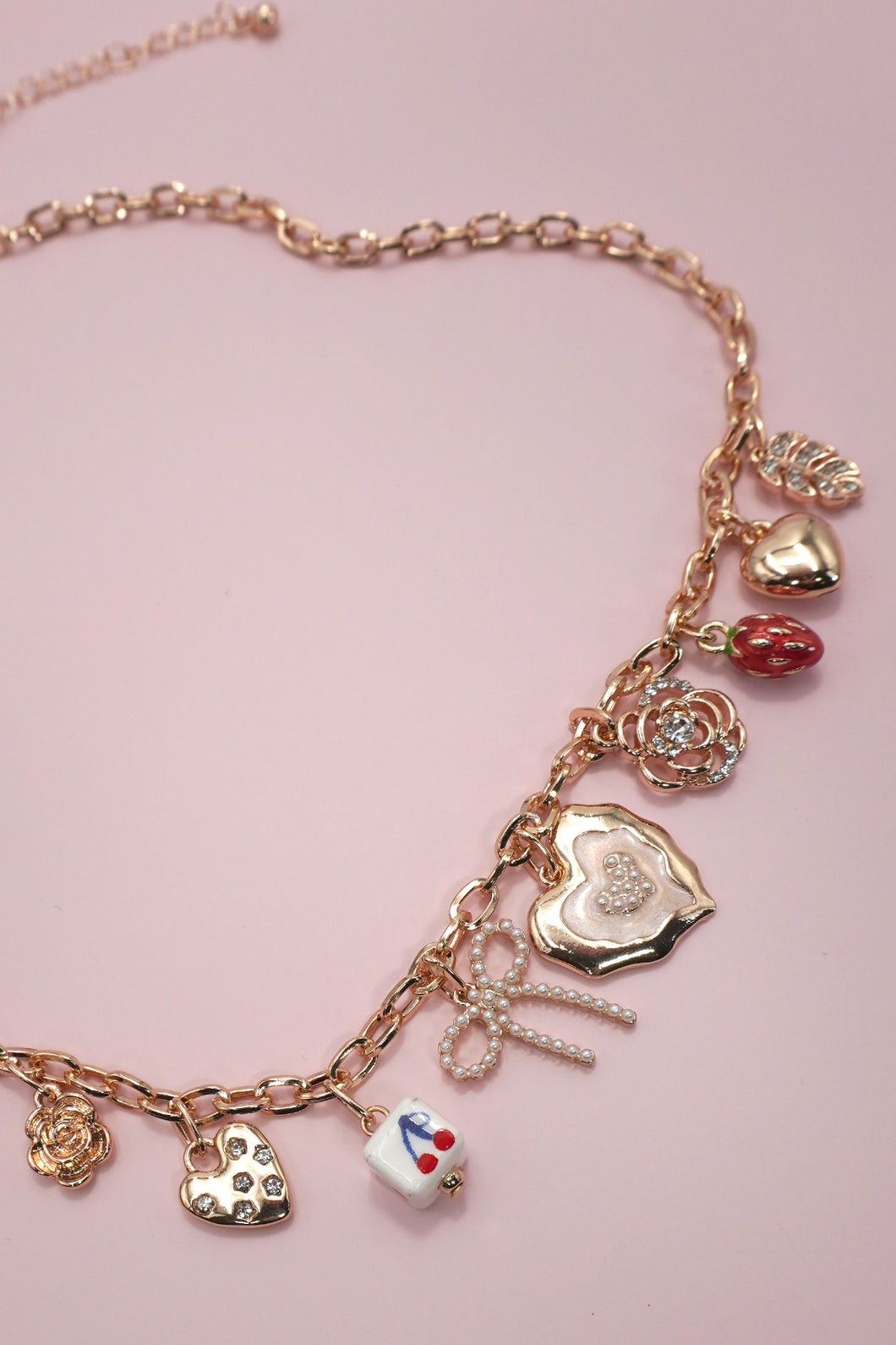 Strawberry Charm Necklace