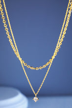 Load image into Gallery viewer, 2 Layer Rhinestone Necklace

